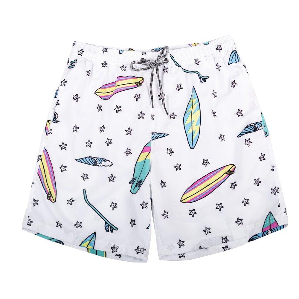 Thin Men's Swim Trunks Quick Dry Swimwear Mesh Lining